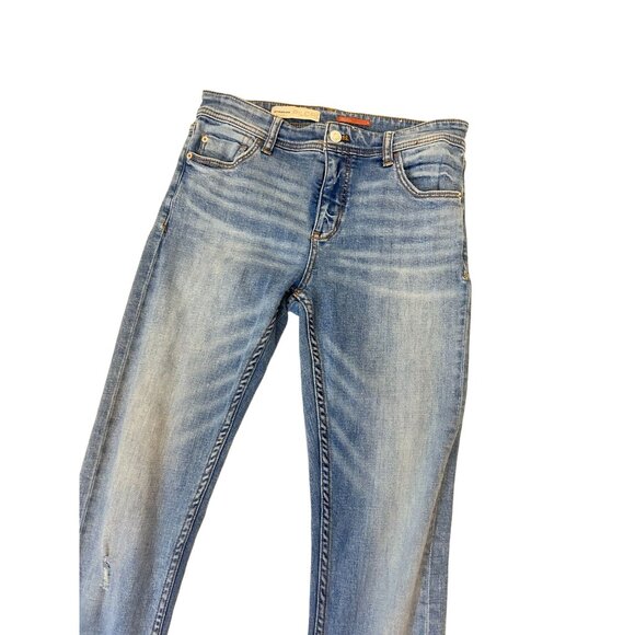 Anthropologie Pilcro and the Lettrpress Slim Straight Leg Jeans Size 26 - Picture 2 of 5